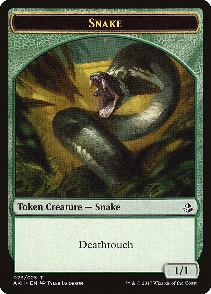 Snake (Amonkhet Tokens) - Magic: The Gathering in TCG Land México