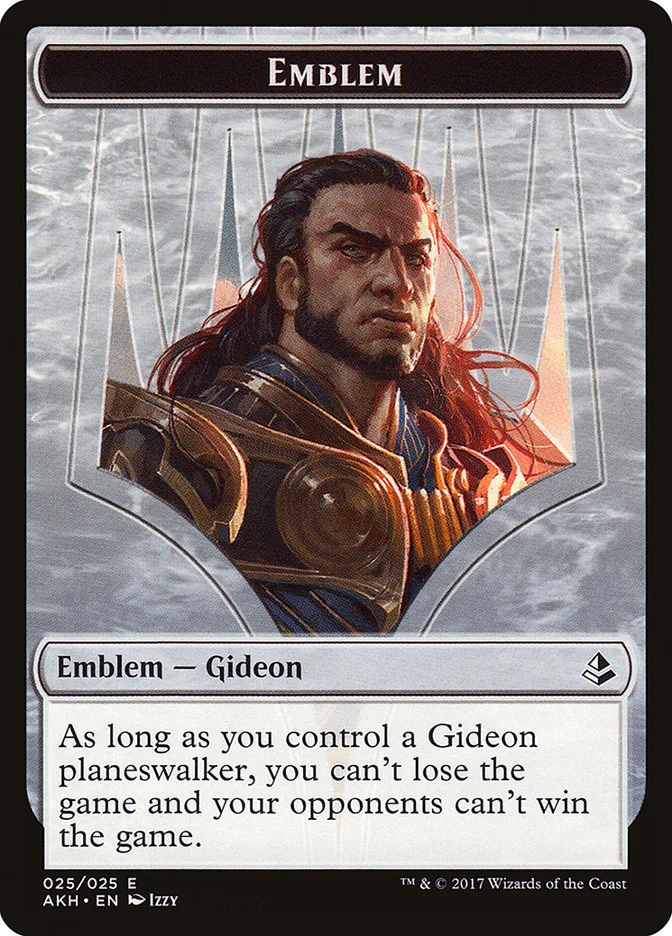 Gideon of the Trials Emblem (Amonkhet Tokens) - Magic: The Gathering in TCG Land