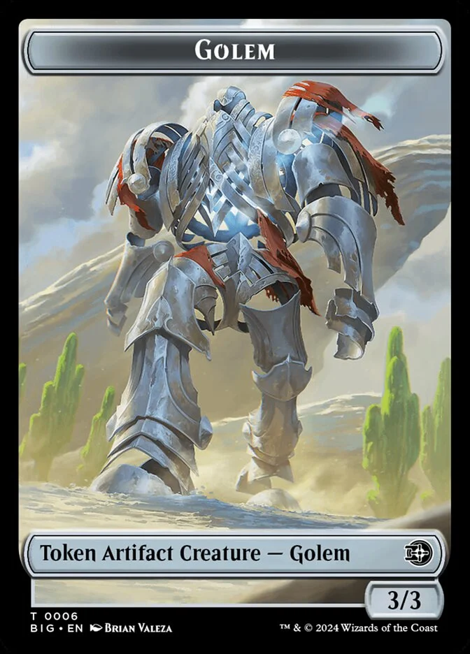 Golem (The Big Score Tokens) - Magic: The Gathering in TCG Land México
