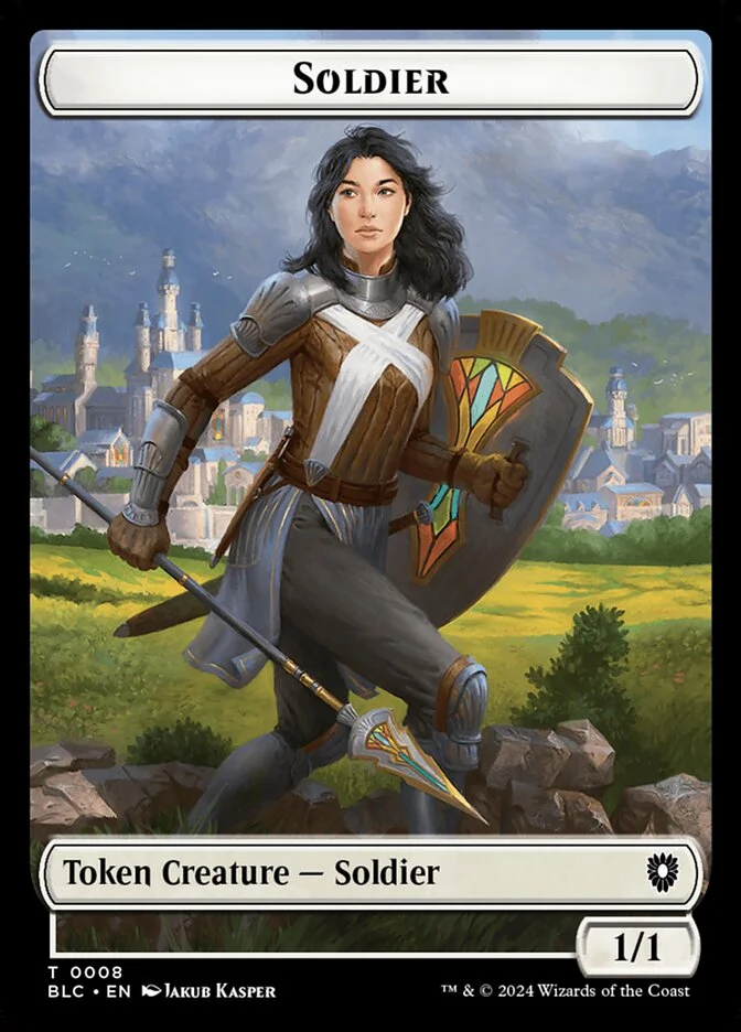 Soldier (Bloomburrow Commander Tokens) - Magic: The Gathering in TCG Land México