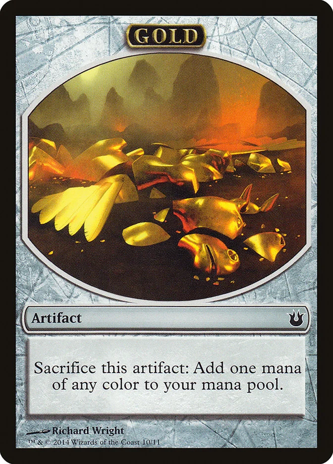 Gold (Born of the Gods Tokens) - Magic: The Gathering in TCG Land