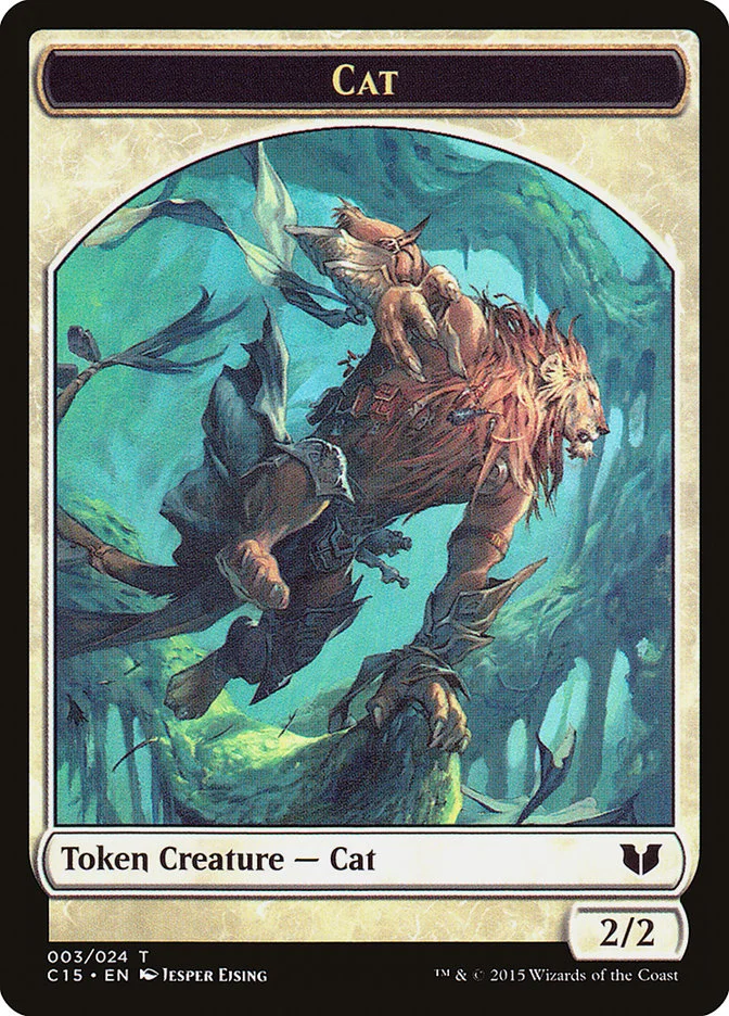 Cat (Commander 2015 Tokens) - Magic: The Gathering in TCG Land México