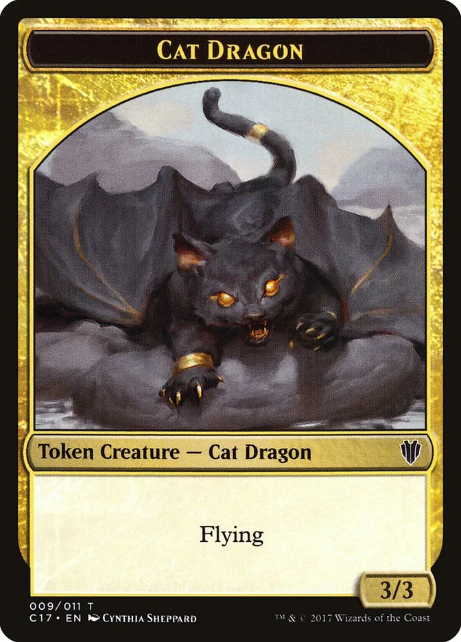 Cat Dragon (Commander 2017 Tokens) - Magic: The Gathering in TCG Land
