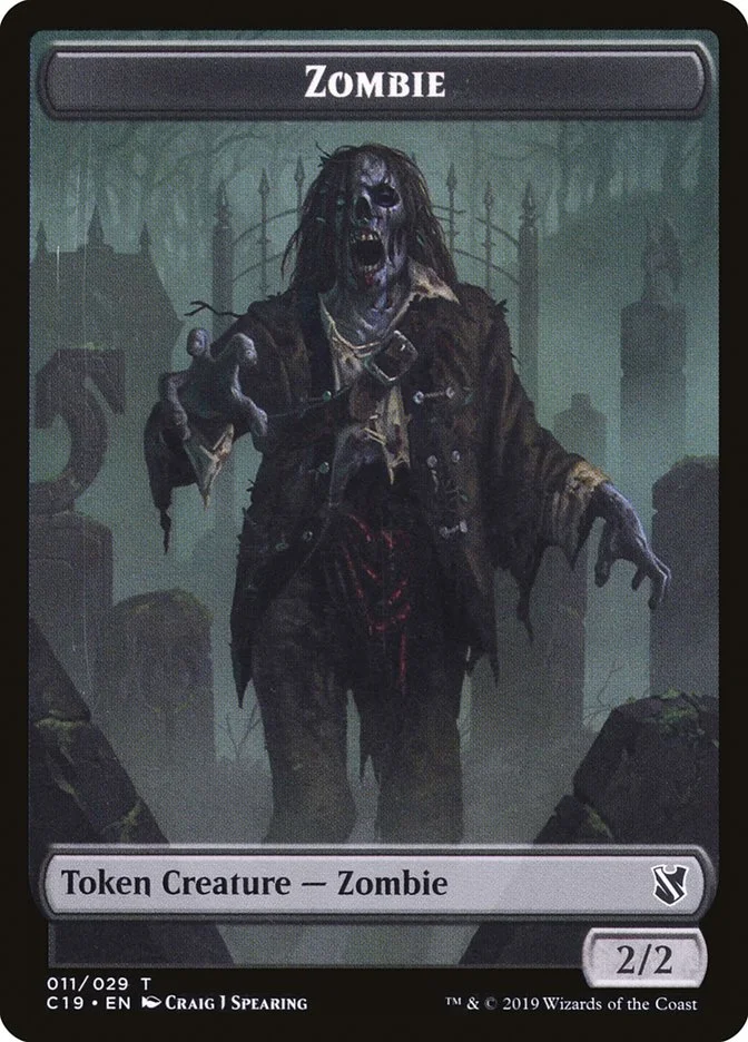 Zombie (Commander 2019 Tokens) - Magic: The Gathering in TCG Land México