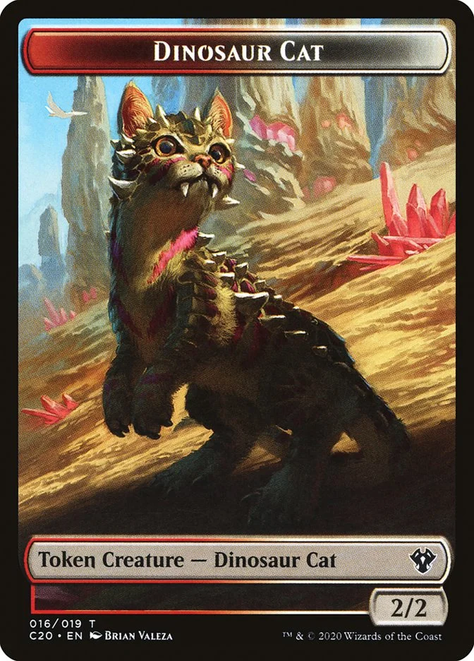 Dinosaur Cat (Commander 2020 Tokens) - Magic: The Gathering in TCG Land