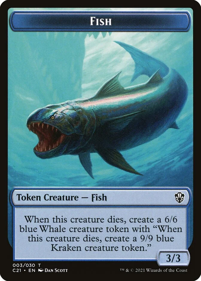 Fish (Commander 2021 Tokens) - Magic: The Gathering in TCG Land México