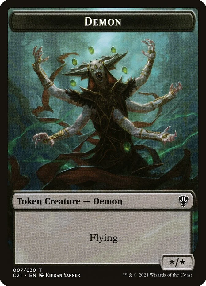 Demon (Commander 2021 Tokens) - Magic: The Gathering in TCG Land