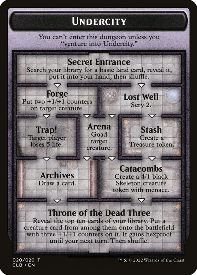 Undercity (Battle for Baldur's Gate Tokens) - Magic: The Gathering in TCG Land