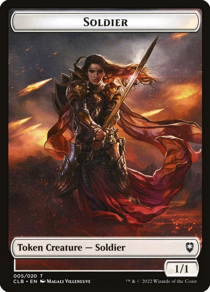 Soldier (Battle for Baldur's Gate Tokens) - Magic: The Gathering in TCG Land