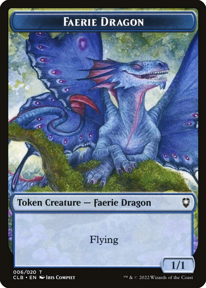 Faerie Dragon (Battle for Baldur's Gate Tokens) - Magic: The Gathering in TCG Land