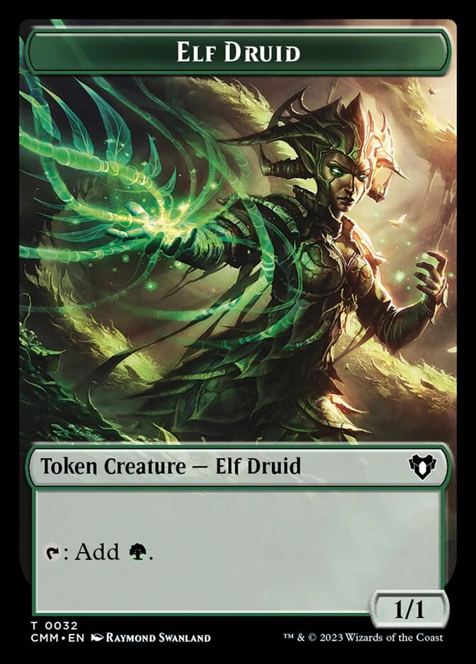 Elf Druid (Commander Masters Tokens) - Magic: The Gathering in TCG Land