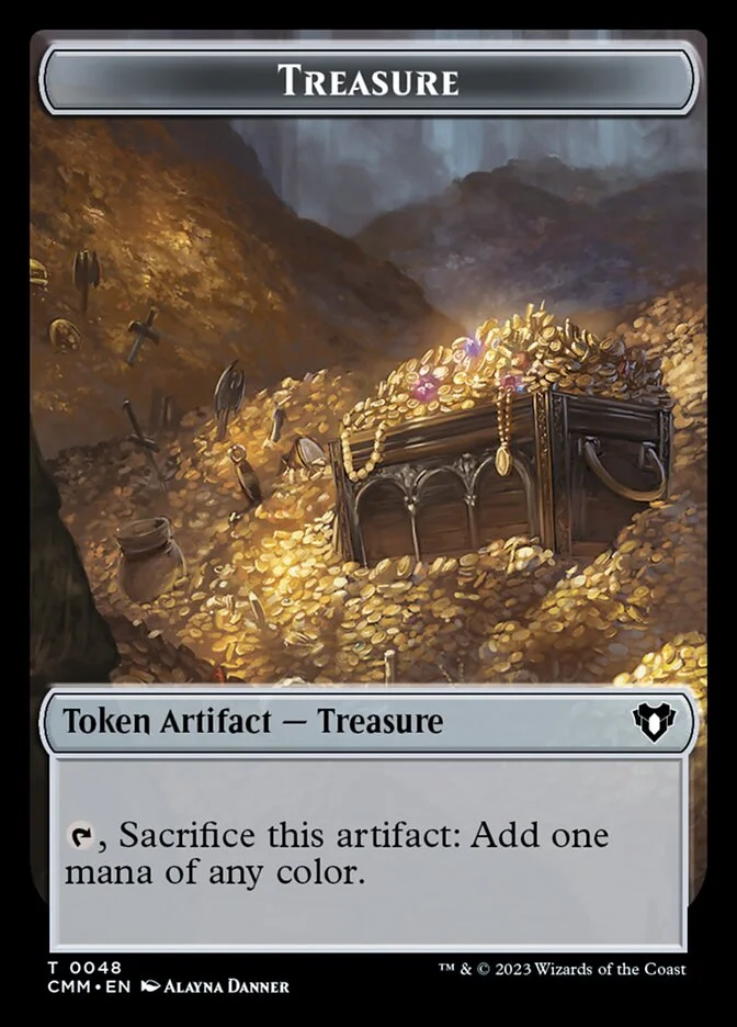 Treasure (Commander Masters Tokens) - Magic: The Gathering in TCG Land