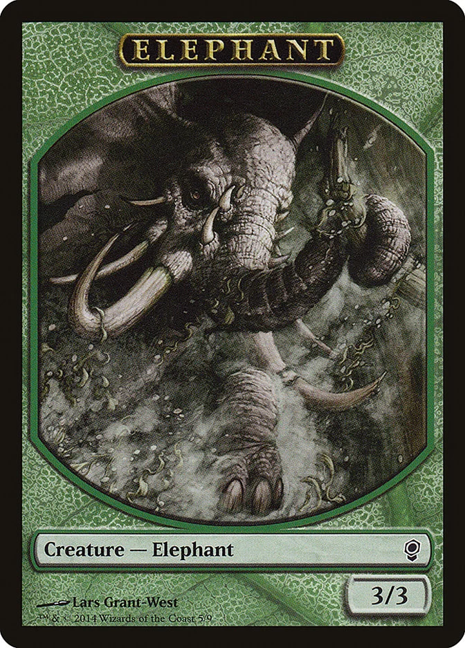 Elephant (Conspiracy Tokens) - Magic: The Gathering in TCG Land