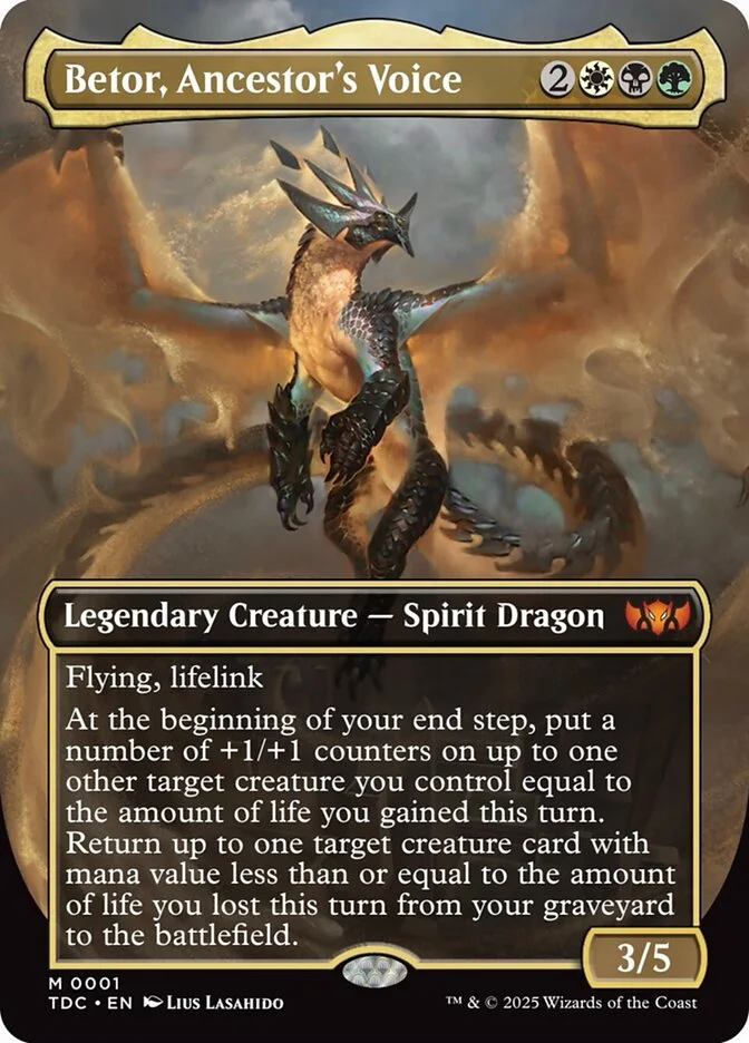 Betor, Ancestor's Voice (Tarkir: Dragonstorm Commander) - Magic: The Gathering in TCG Land México