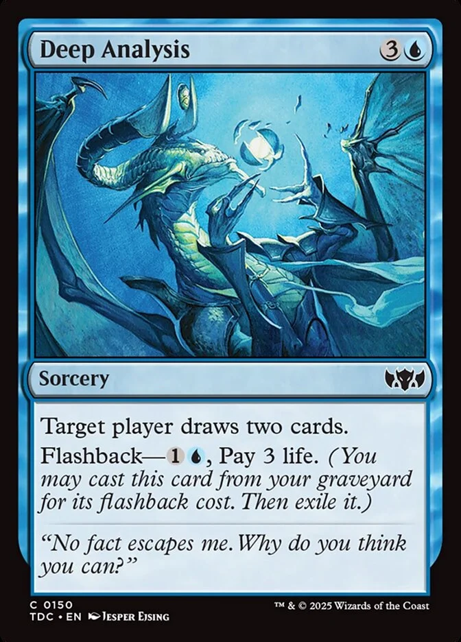 Deep Analysis (Tarkir: Dragonstorm Commander) - Magic: The Gathering in TCG Land