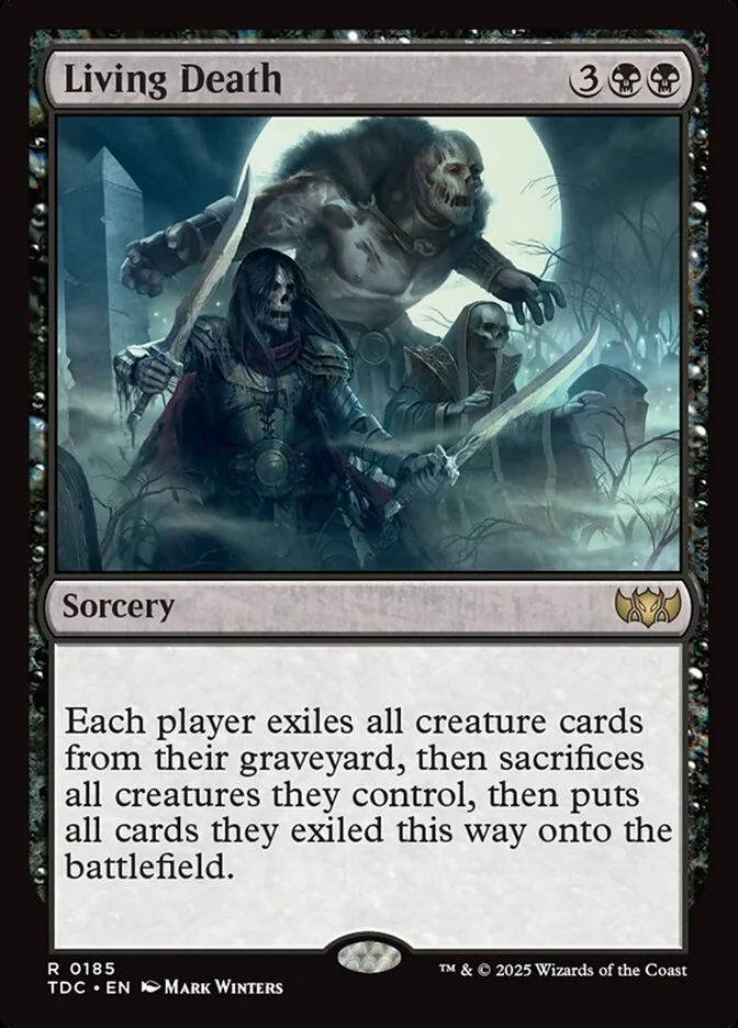 Living Death (Tarkir: Dragonstorm Commander) - Magic: The Gathering in TCG Land