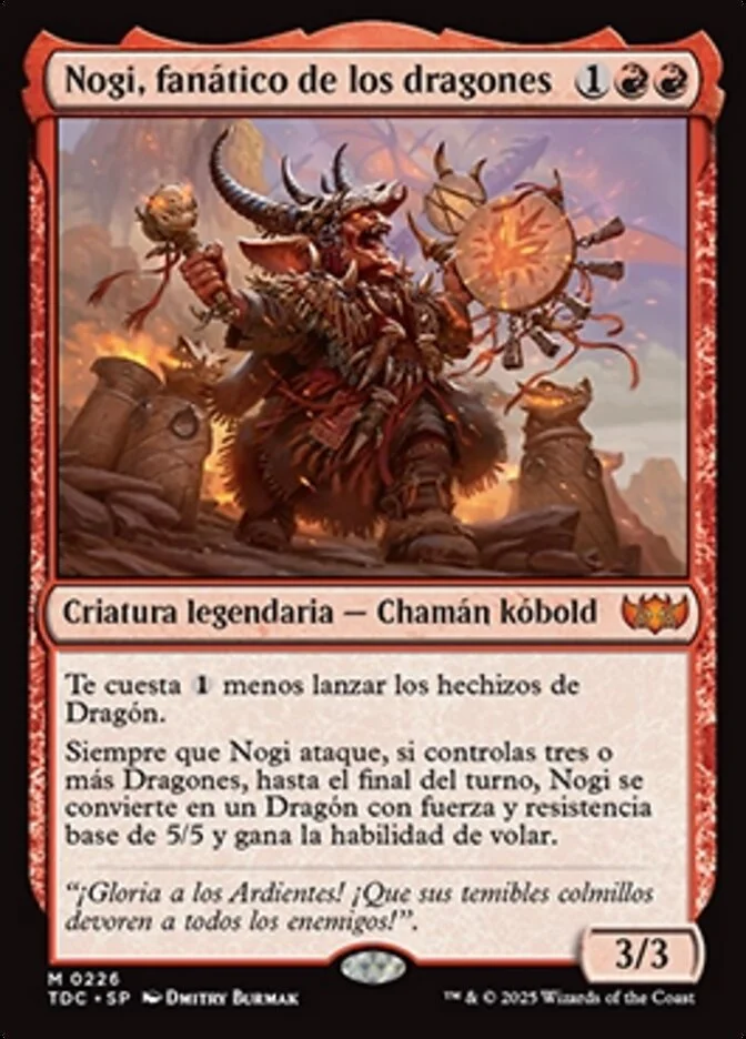 Nogi, fanático de los dragones (Tarkir: Dragonstorm Commander) - Magic: The Gathering in TCG Land
