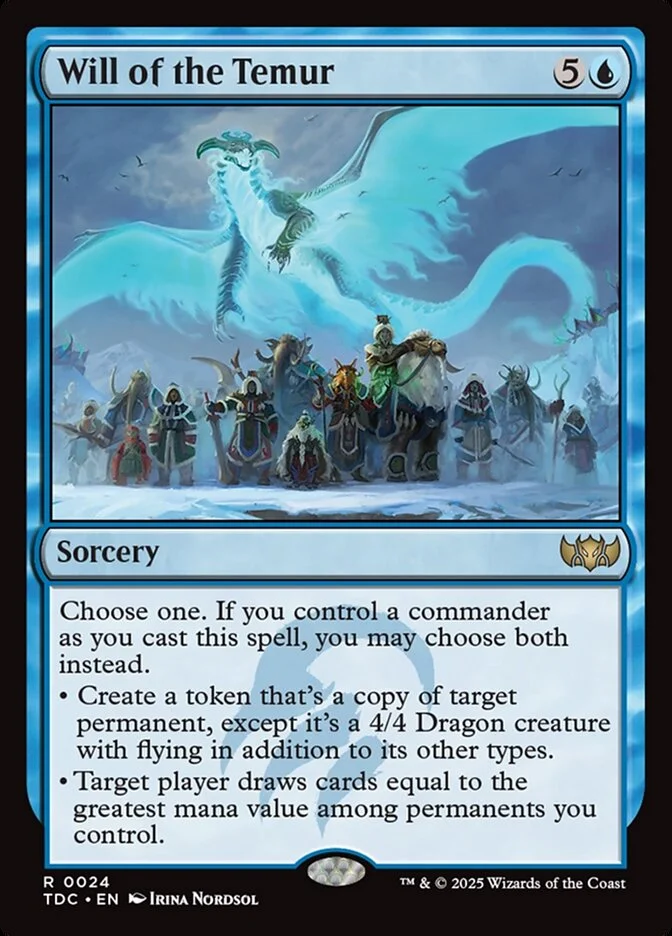 Will of the Temur (Tarkir: Dragonstorm Commander) - Magic: The Gathering in TCG Land