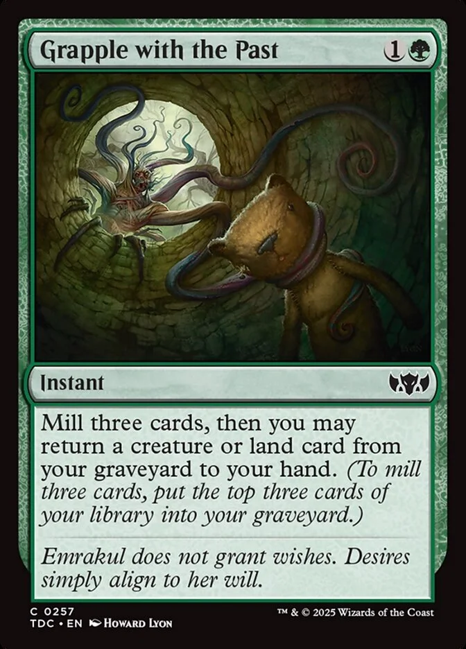 Grapple with the Past (Tarkir: Dragonstorm Commander) - Magic: The Gathering in TCG Land