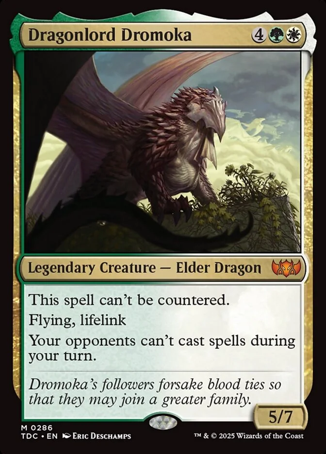 Dragonlord Dromoka (Tarkir: Dragonstorm Commander) - Magic: The Gathering in TCG Land