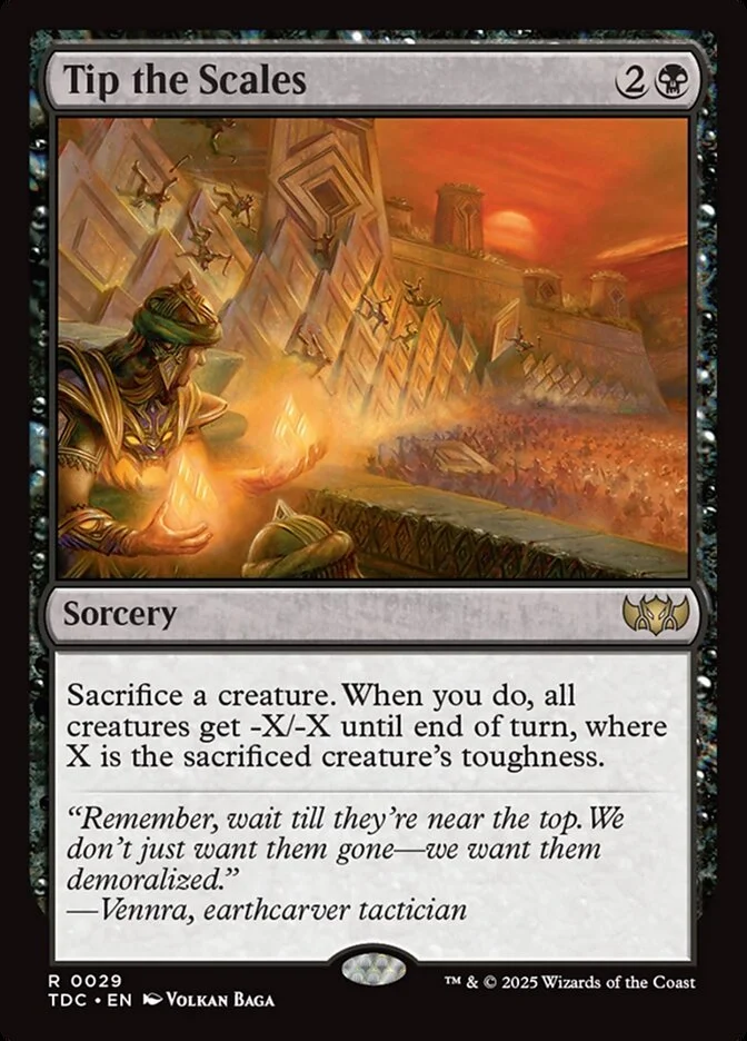 Tip the Scales (Tarkir: Dragonstorm Commander) - Magic: The Gathering in TCG Land