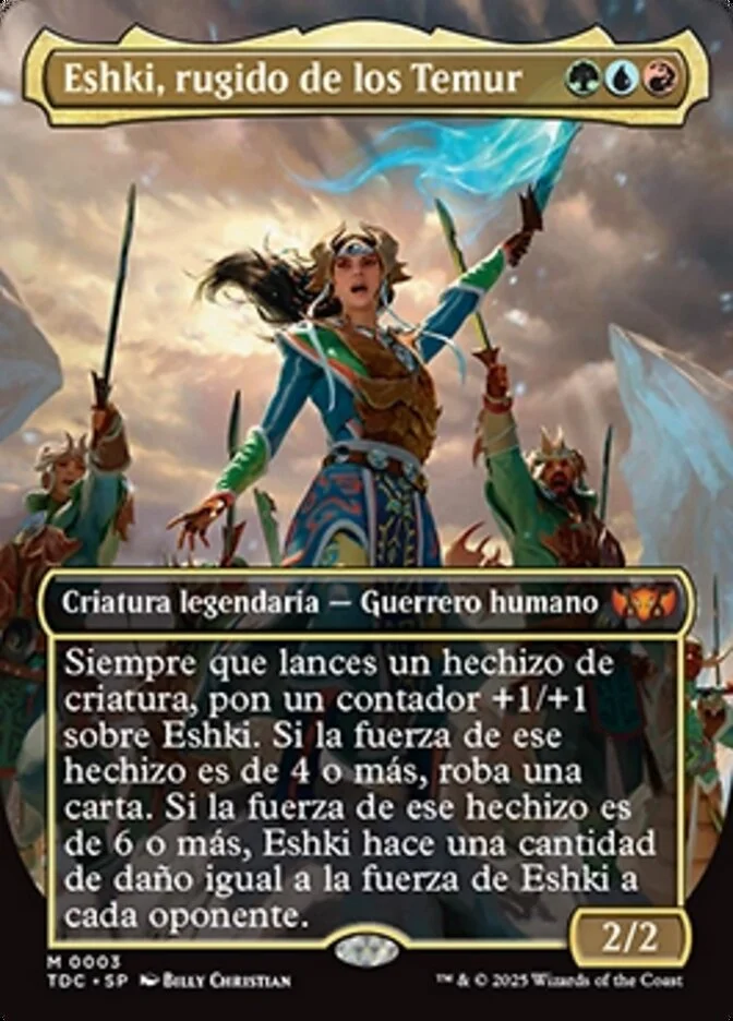 Eshki, rugido de los Temur (Tarkir: Dragonstorm Commander) - Magic: The Gathering in TCG Land