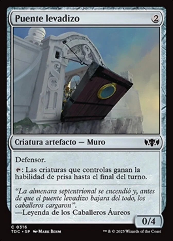 Puente levadizo (Tarkir: Dragonstorm Commander) - Magic: The Gathering in TCG Land México
