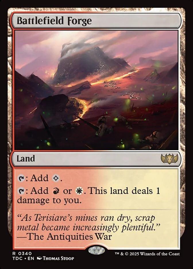 Battlefield Forge (Tarkir: Dragonstorm Commander) - Magic: The Gathering in TCG Land