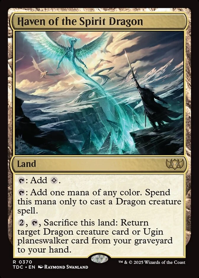 Haven of the Spirit Dragon (Tarkir: Dragonstorm Commander) - Magic: The Gathering in TCG Land