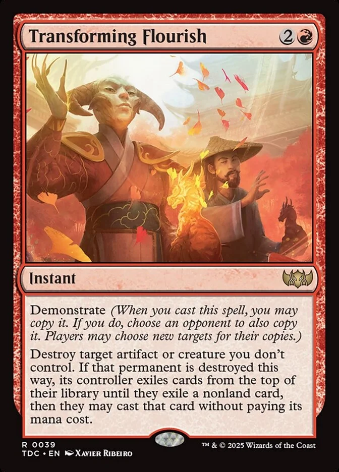 Transforming Flourish (Tarkir: Dragonstorm Commander) - Magic: The Gathering in TCG Land