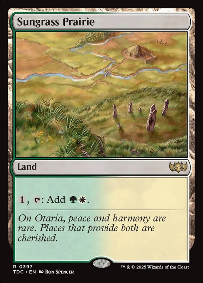 Sungrass Prairie (Tarkir: Dragonstorm Commander) - Magic: The Gathering in TCG Land