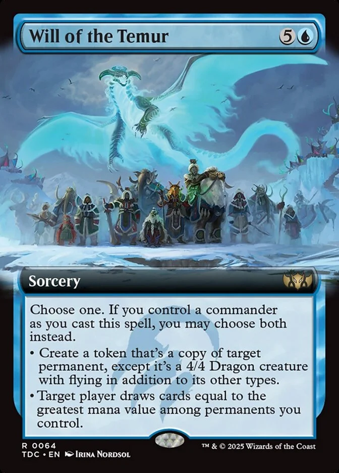 Will of the Temur (Tarkir: Dragonstorm Commander) - Magic: The Gathering in TCG Land