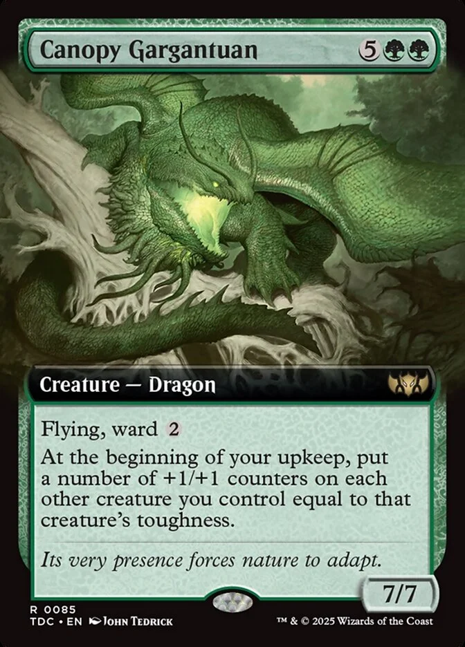 Canopy Gargantuan (Tarkir: Dragonstorm Commander) - Magic: The Gathering in TCG Land