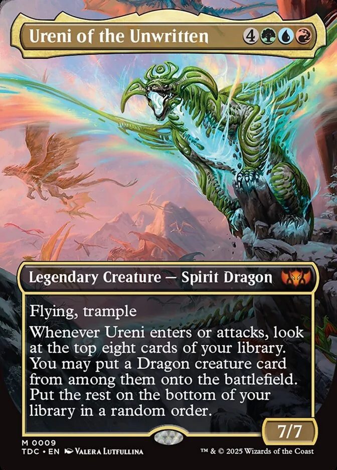 Ureni of the Unwritten (Tarkir: Dragonstorm Commander) - Magic: The Gathering in TCG Land