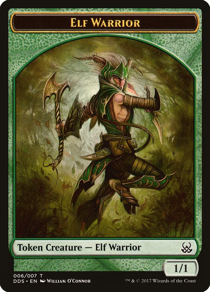 Elf Warrior (Duel Decks: Mind vs. Might Tokens) - Magic: The Gathering in TCG Land México