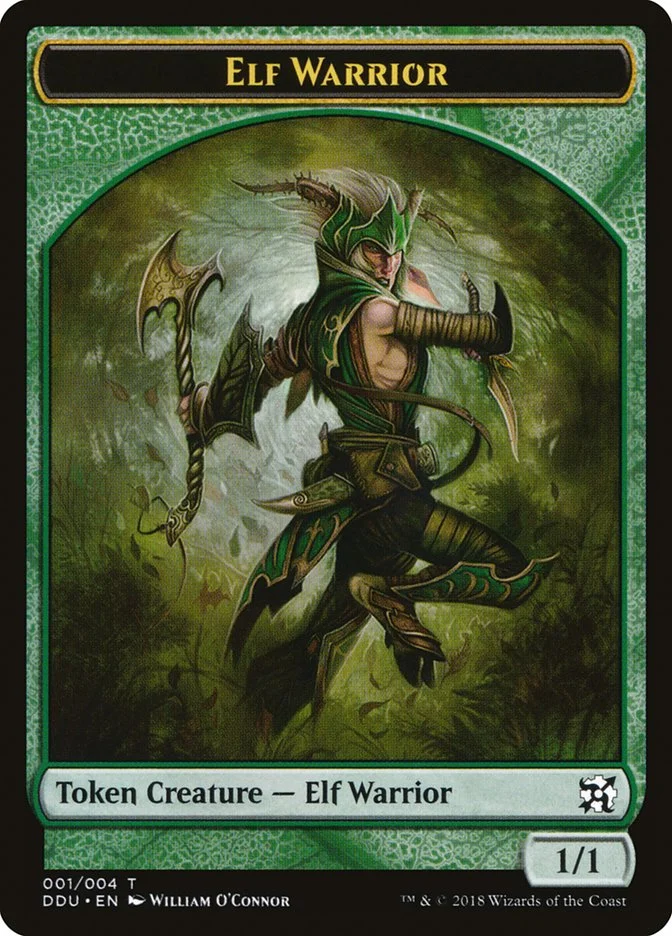 Elf Warrior (Duel Decks: Elves vs. Inventors Tokens) - Magic: The Gathering in TCG Land