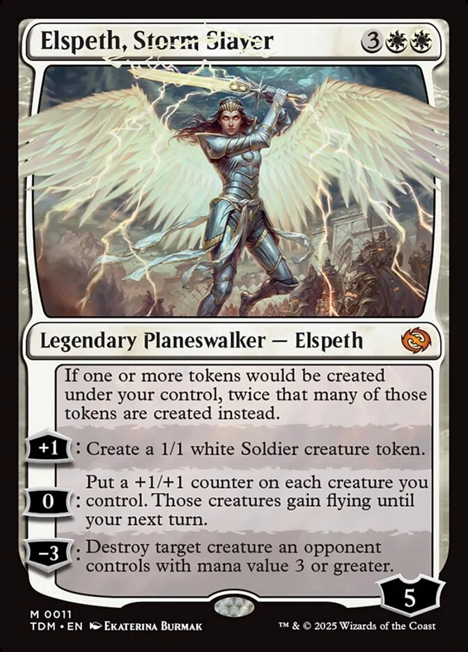 Elspeth, Storm Slayer (Tarkir: Dragonstorm) - Magic: The Gathering in TCG Land