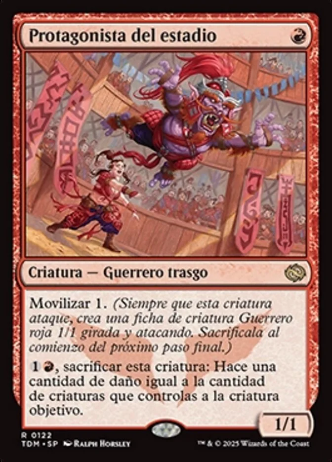Protagonista del estadio (Tarkir: Dragonstorm) - Magic: The Gathering in TCG Land México