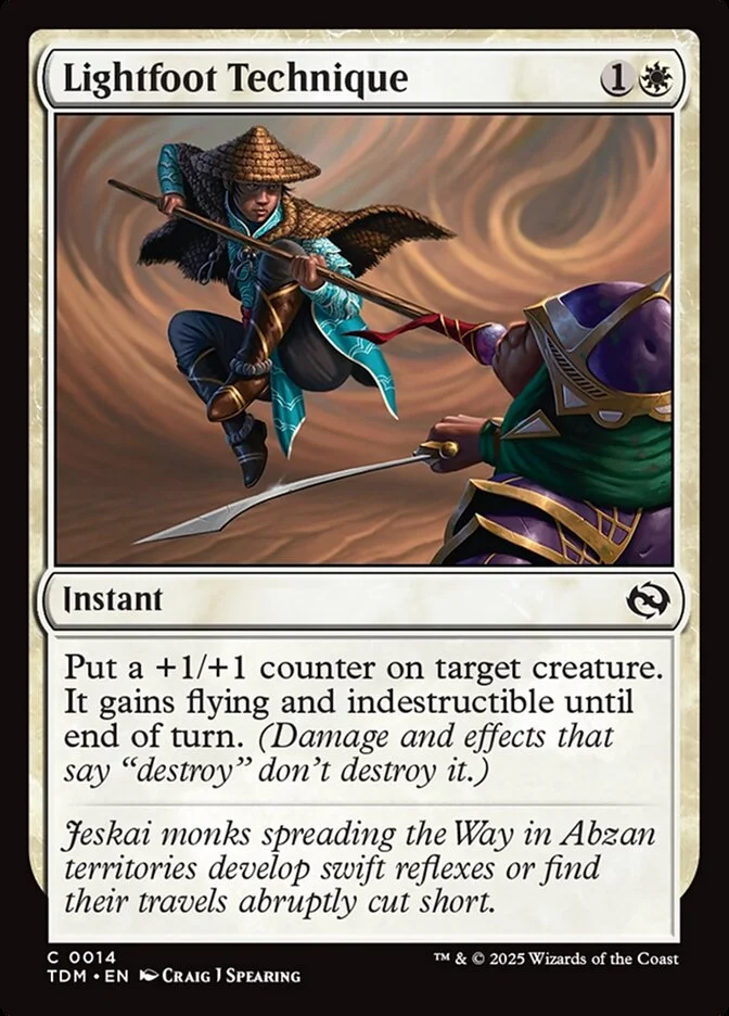 Lightfoot Technique (Tarkir: Dragonstorm) - Magic: The Gathering in TCG Land