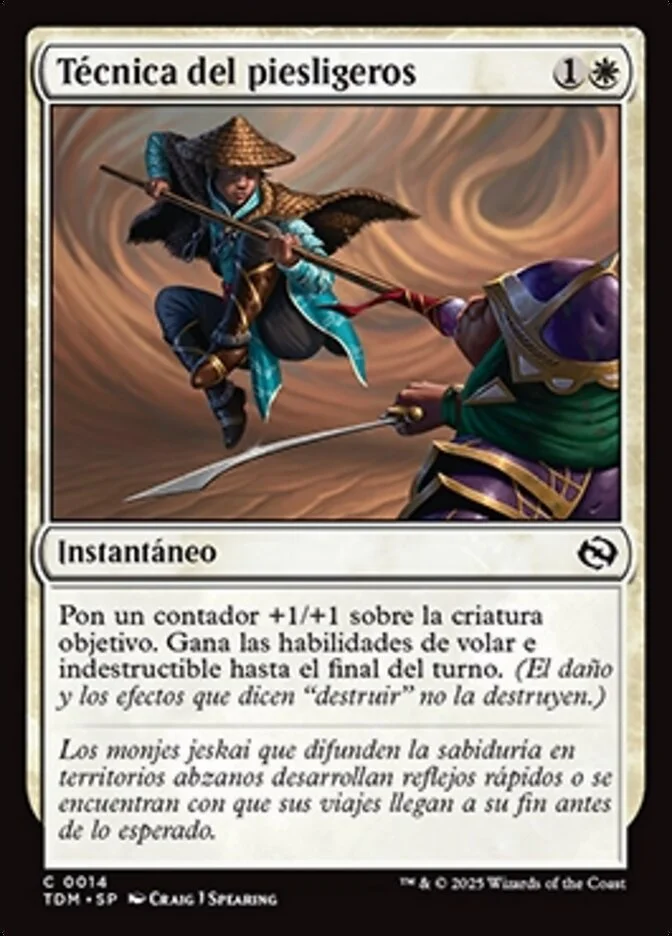Técnica del piesligeros (Tarkir: Dragonstorm) - Magic: The Gathering in TCG Land