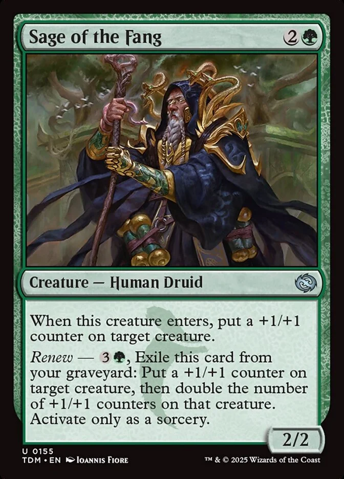 Sage of the Fang (Tarkir: Dragonstorm) - Magic: The Gathering in TCG Land
