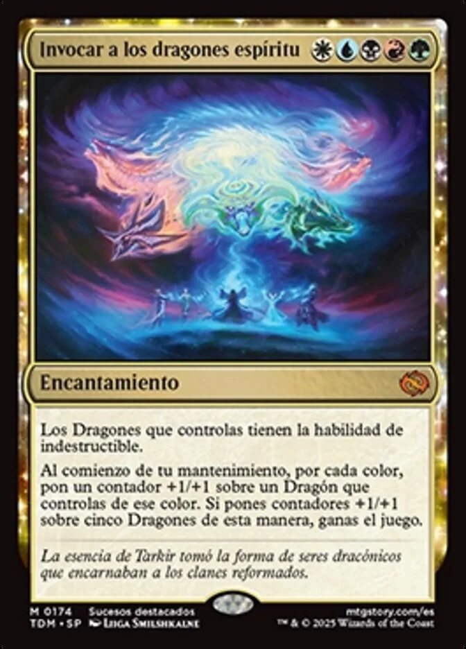 Invocar a los dragones espíritu (Tarkir: Dragonstorm) - Magic: The Gathering in TCG Land