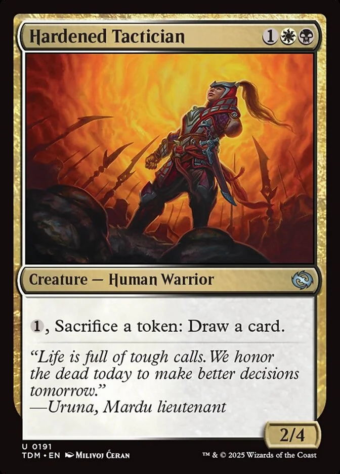 Hardened Tactician (Tarkir: Dragonstorm) - Magic: The Gathering in TCG Land
