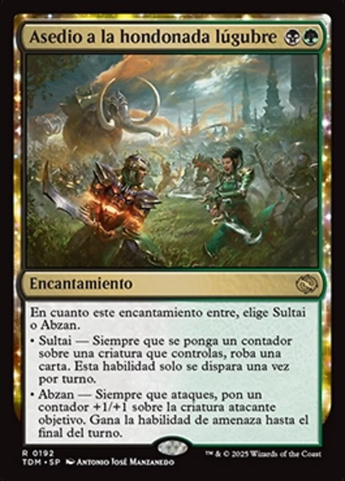 Asedio a la hondonada lúgubre (Tarkir: Dragonstorm) - Magic: The Gathering in TCG Land