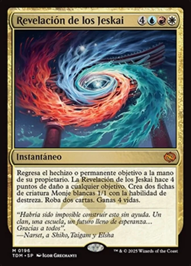 Revelación de los Jeskai (Tarkir: Dragonstorm) - Magic: The Gathering in TCG Land