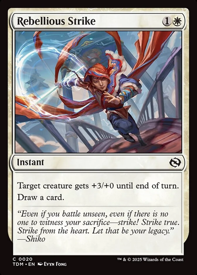 Rebellious Strike (Tarkir: Dragonstorm) - Magic: The Gathering in TCG Land
