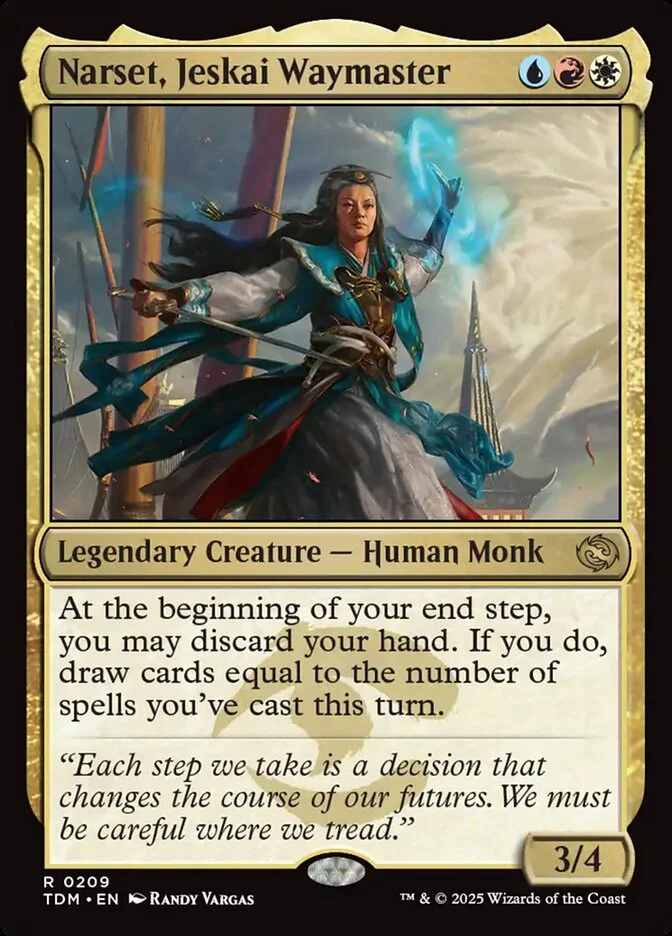 Narset, Jeskai Waymaster (Tarkir: Dragonstorm) - Magic: The Gathering in TCG Land