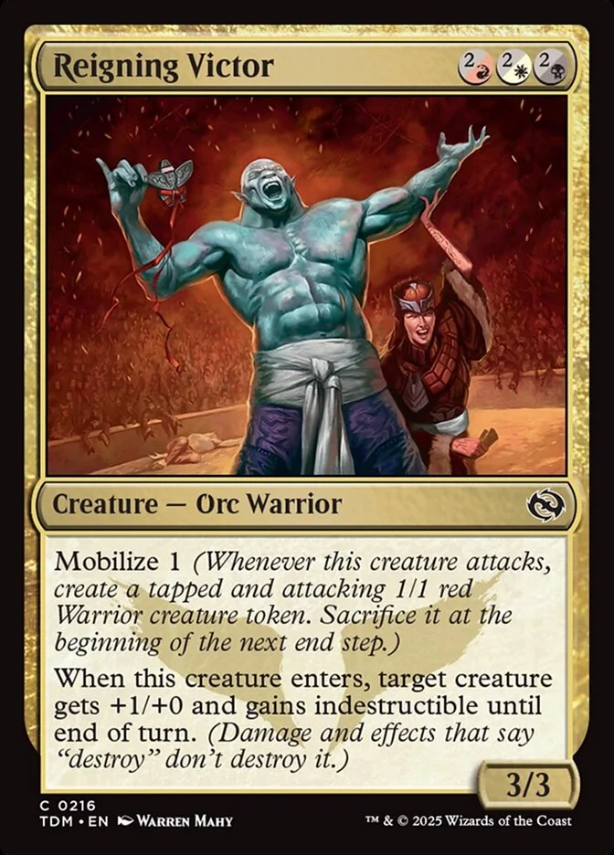 Reigning Victor (Tarkir: Dragonstorm) - Magic: The Gathering in TCG Land