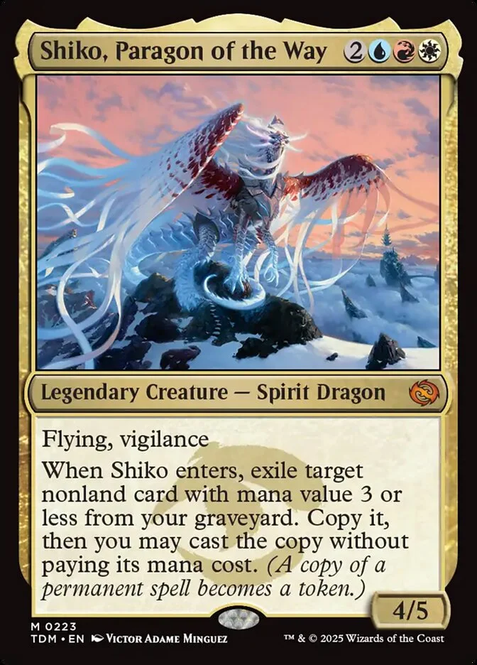 Shiko, Paragon of the Way (Tarkir: Dragonstorm) - Magic: The Gathering in TCG Land México