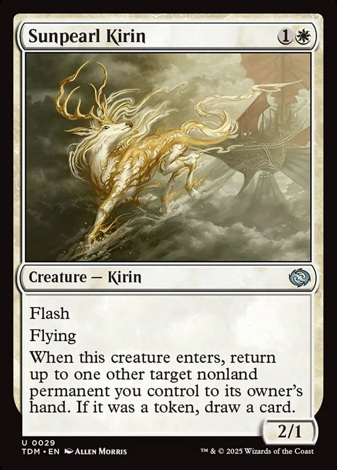 Sunpearl Kirin (Tarkir: Dragonstorm) - Magic: The Gathering in TCG Land